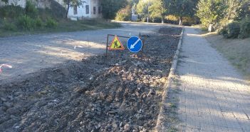 На Уварова начался ремонт