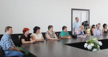 Журналисты принимали поздравления!